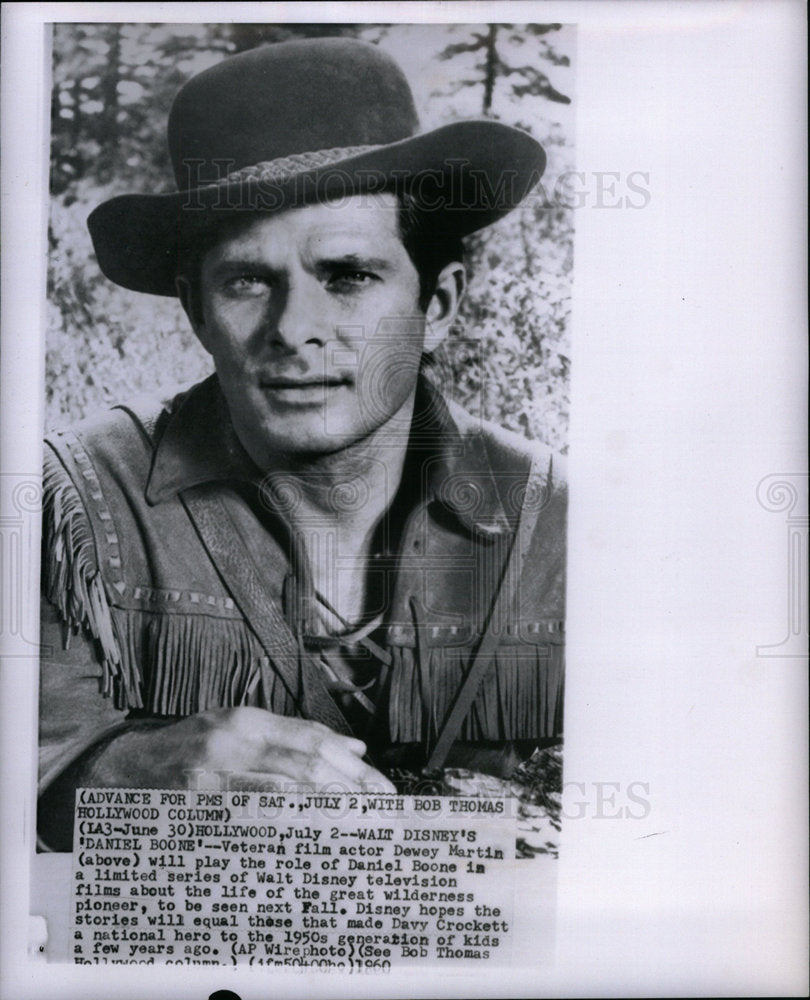 1960 Press Photo Dewey Martin American actor - DFPD16845- Historic Images