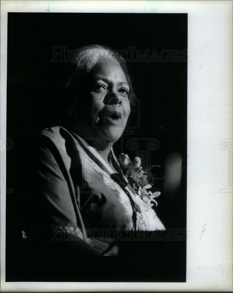 1986 Press Photo Dame Ruth Nita Barrow AKA Convention - DFPD18731- Historic Images