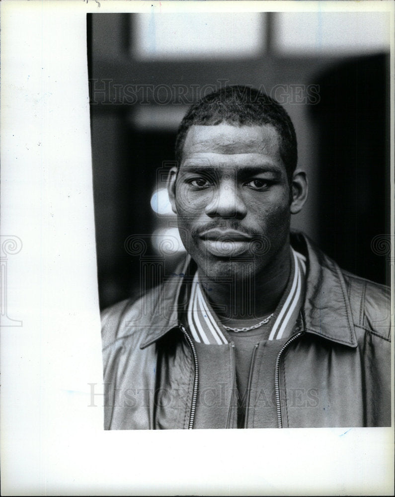 1988 Press Photo Iran Barkley American Former Boxer - DFPD19189- Historic Images