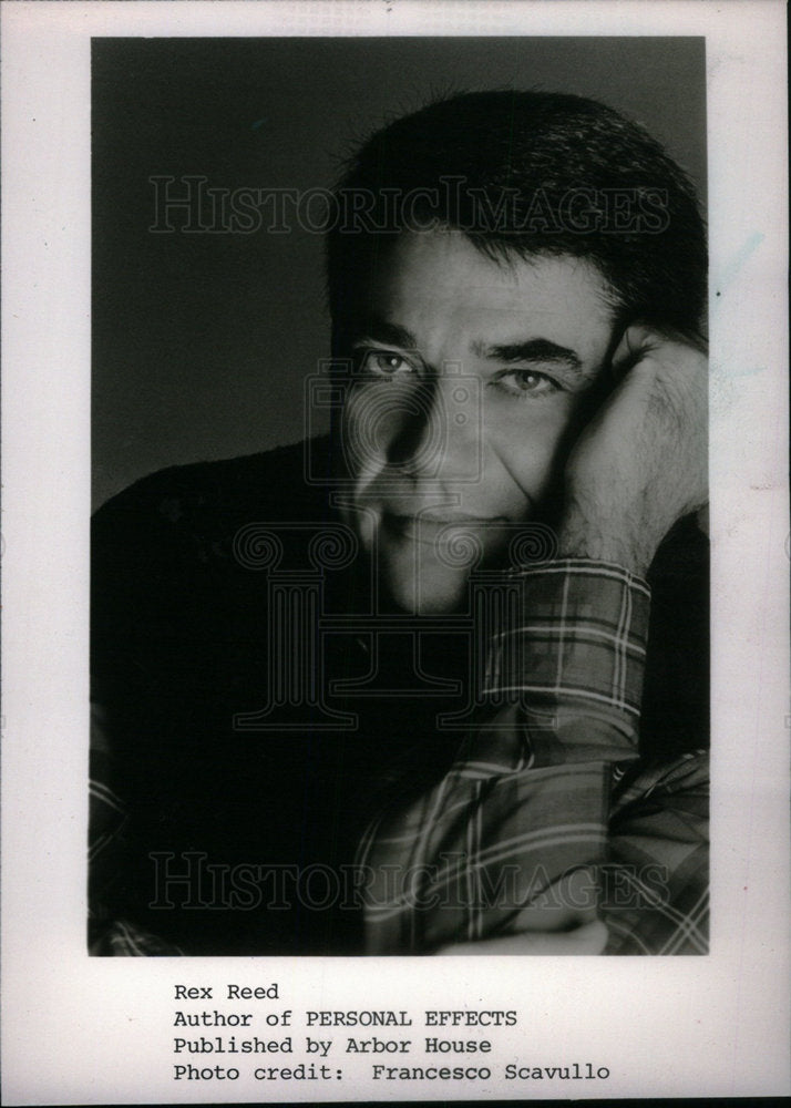 1986 Press Photo Rex Reed co-host - DFPD20627- Historic Images