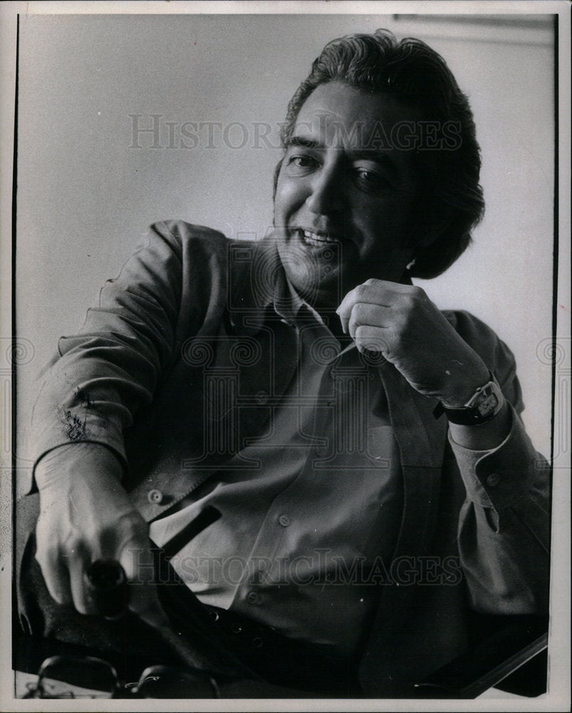 1972 Press Photo Irving Wallace American Author - DFPD21221- Historic Images