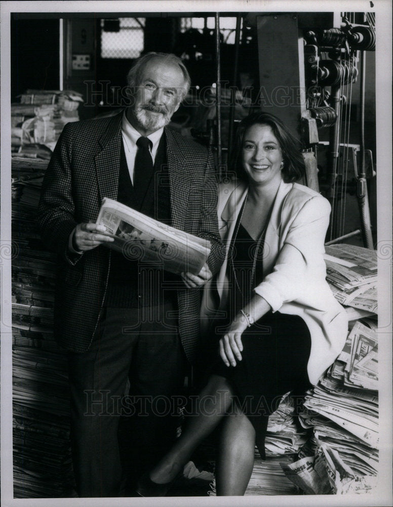 1990 Press Photo Jane Wallace journalist- Historic Images