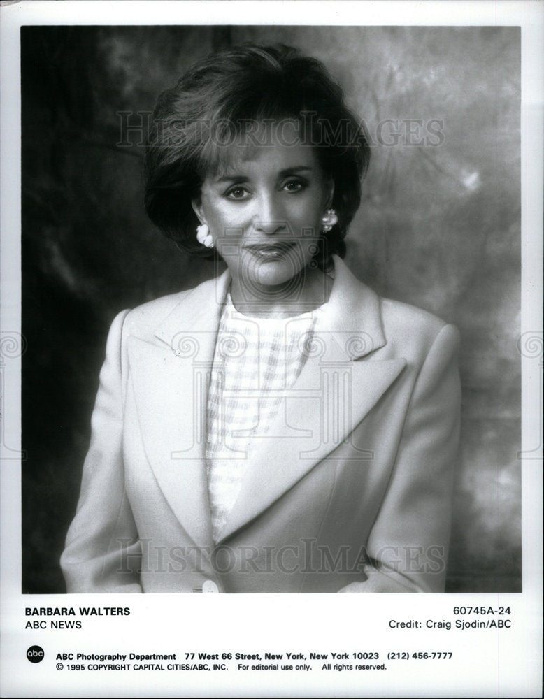 Press Photo Barbara walters abc news - DFPD21963- Historic Images