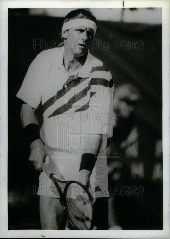 Press Photo Bjorn Borg Tennis Court Champion - DFPD23013- Historic Images