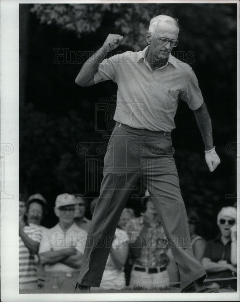 1981 Press Photo Art Wall Is An Golfer - DFPD55075- Historic Images