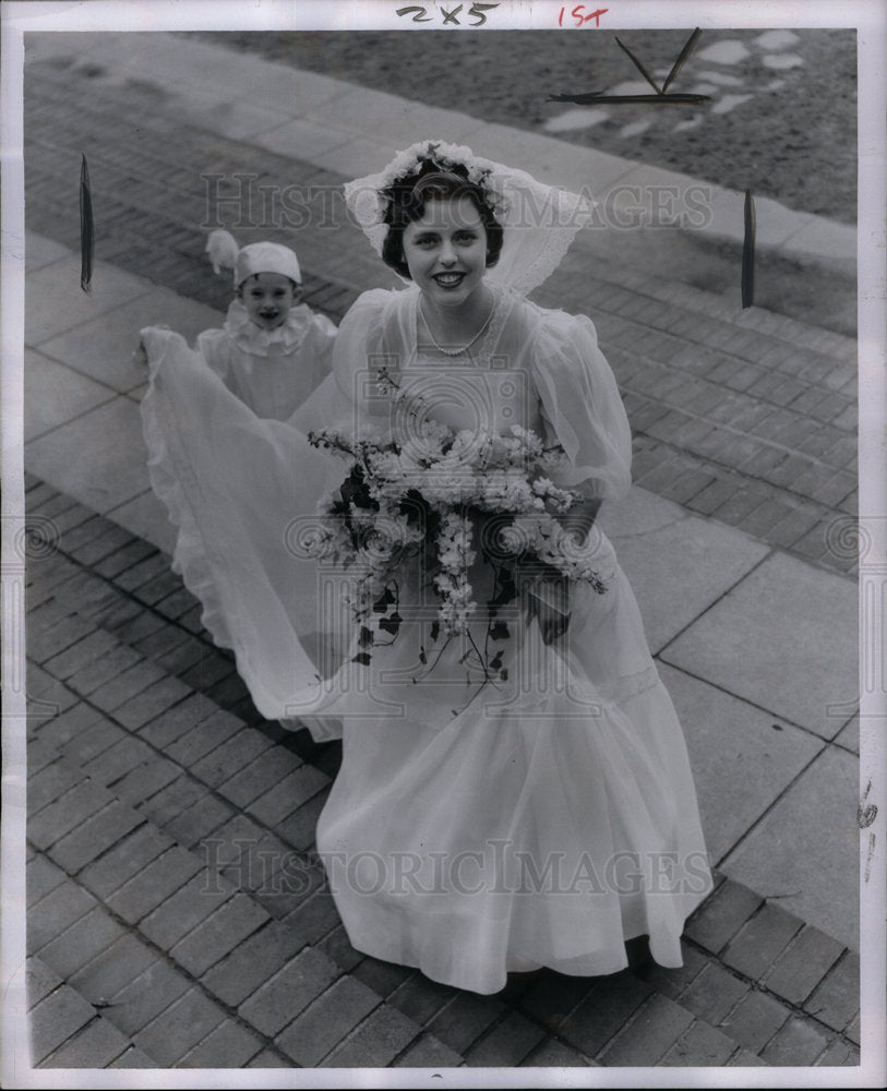 1956 Press Photo Liggett School Founders- Historic Images