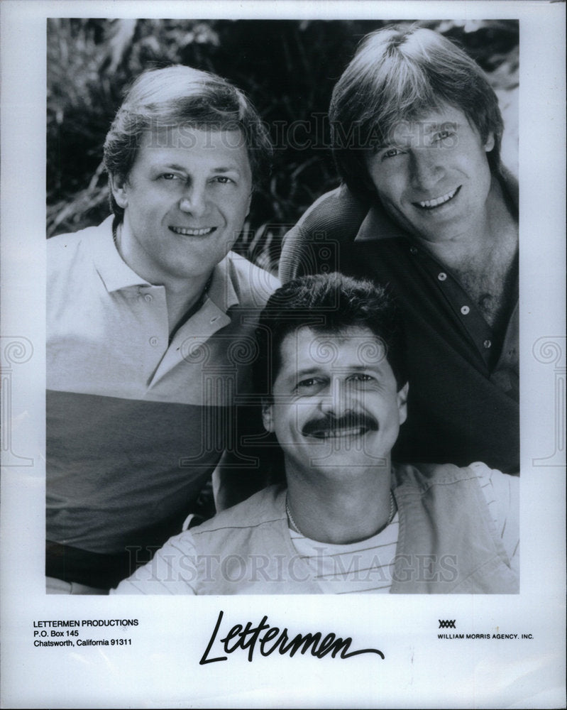 1984 Press Photo Lettermen- Historic Images