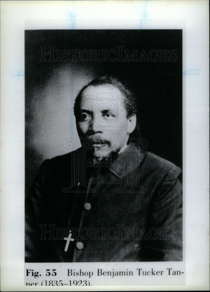 1986 Press Photo BISHOP BENJAMIN TUCKER TANNER- Historic Images