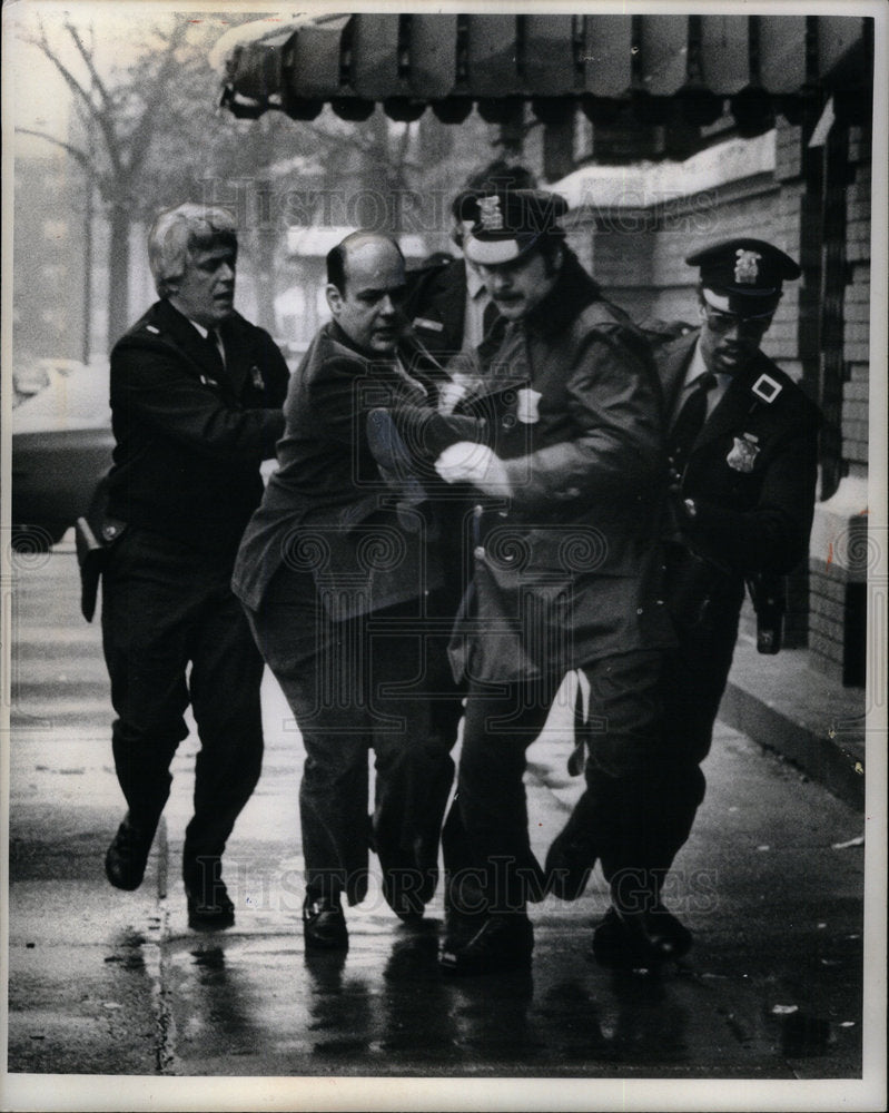 1976 Press Photo Phillip Tannian Detroit police chief- Historic Images