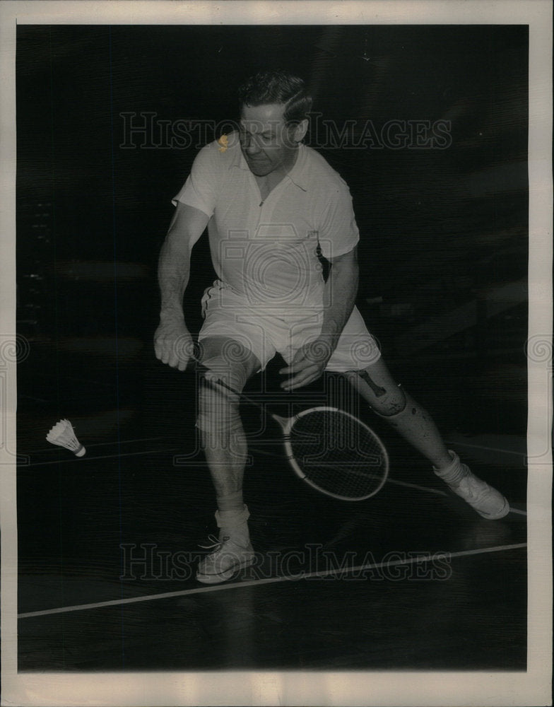 Press Photo Don Korr Badminton - DFPD63225- Historic Images