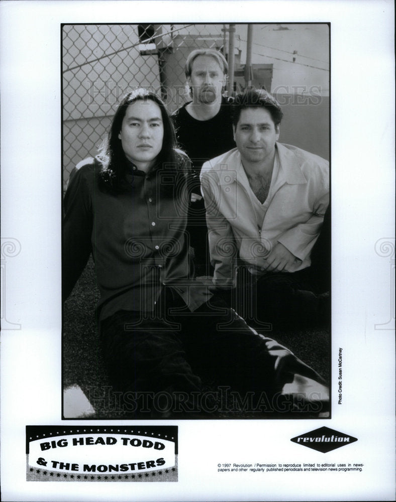 Press Photo Big Head Todd &amp; The Monsters Rock Band- Historic Images