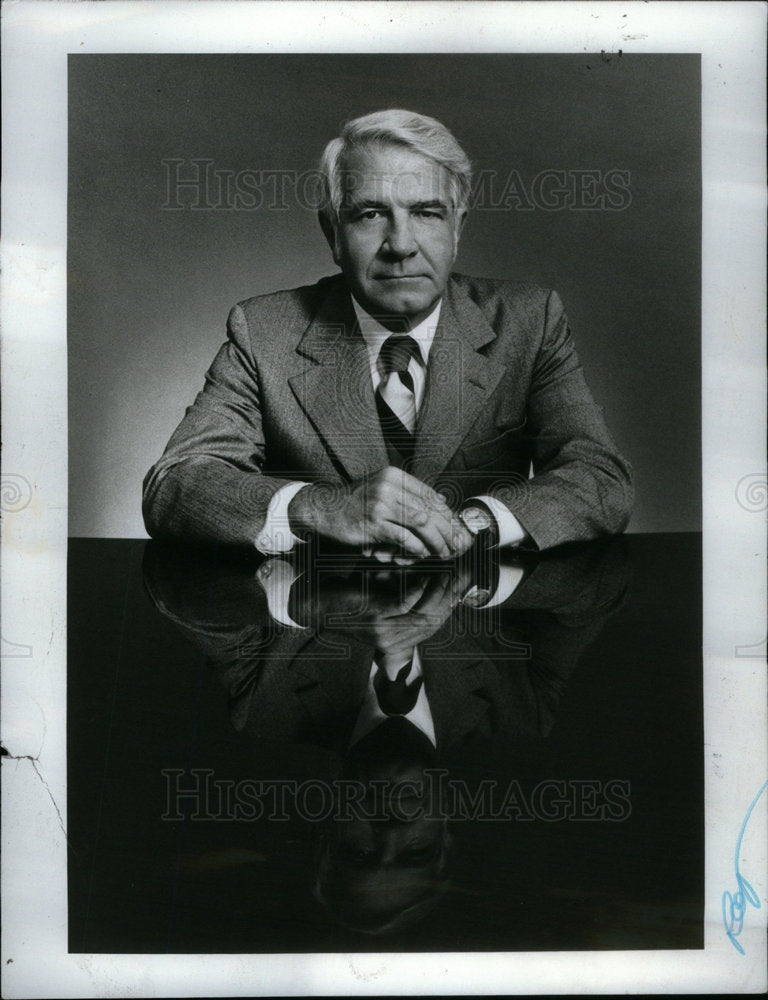 1989 Press Photo Harry Reasoner- Historic Images