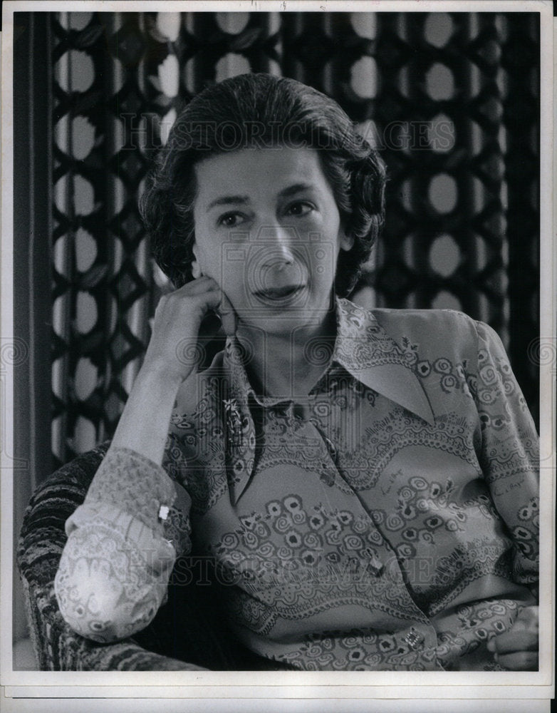 1973 Press Photo Wife Of Edward G. Robinson Film Actor - DFPD66481- Historic Images