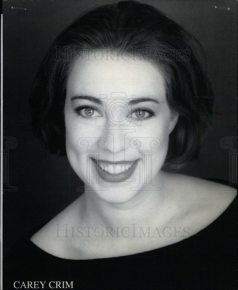1995 Press Photo Carey Crim Actress - DFPD67039- Historic Images