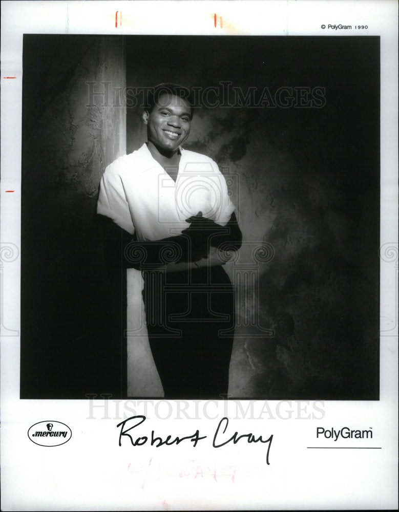 1990 Press Photo Robert Cray Blues Guitarist Singer- Historic Images