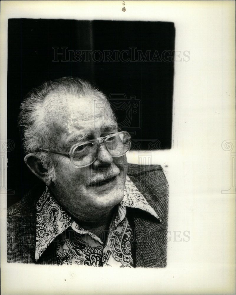 1989 Press Photo Jack Crellin Veteran Labor Reporter - DFPD67467- Historic Images