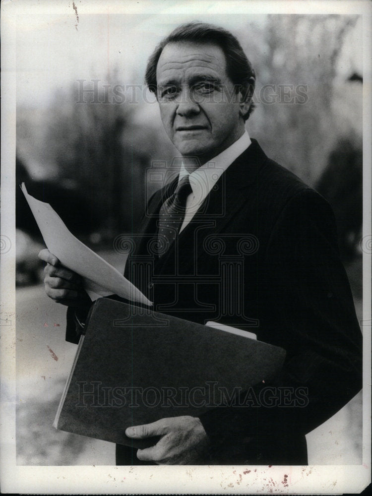 1986 Press Photo Richard Crenna A case of Deadly force- Historic Images