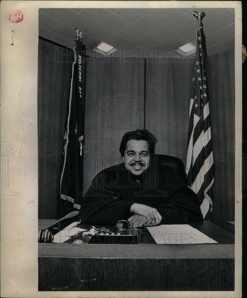 1975 Press Photo Judge James Del Rio - DFPD68049- Historic Images