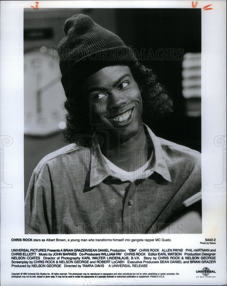 1993 Press Photo Chris Rock comedian actor screenwriter- Historic Images