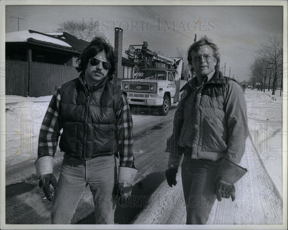 1979 Press Photo Bob Gibson Jeff Goltz Robinson learn - DFPD69553- Historic Images