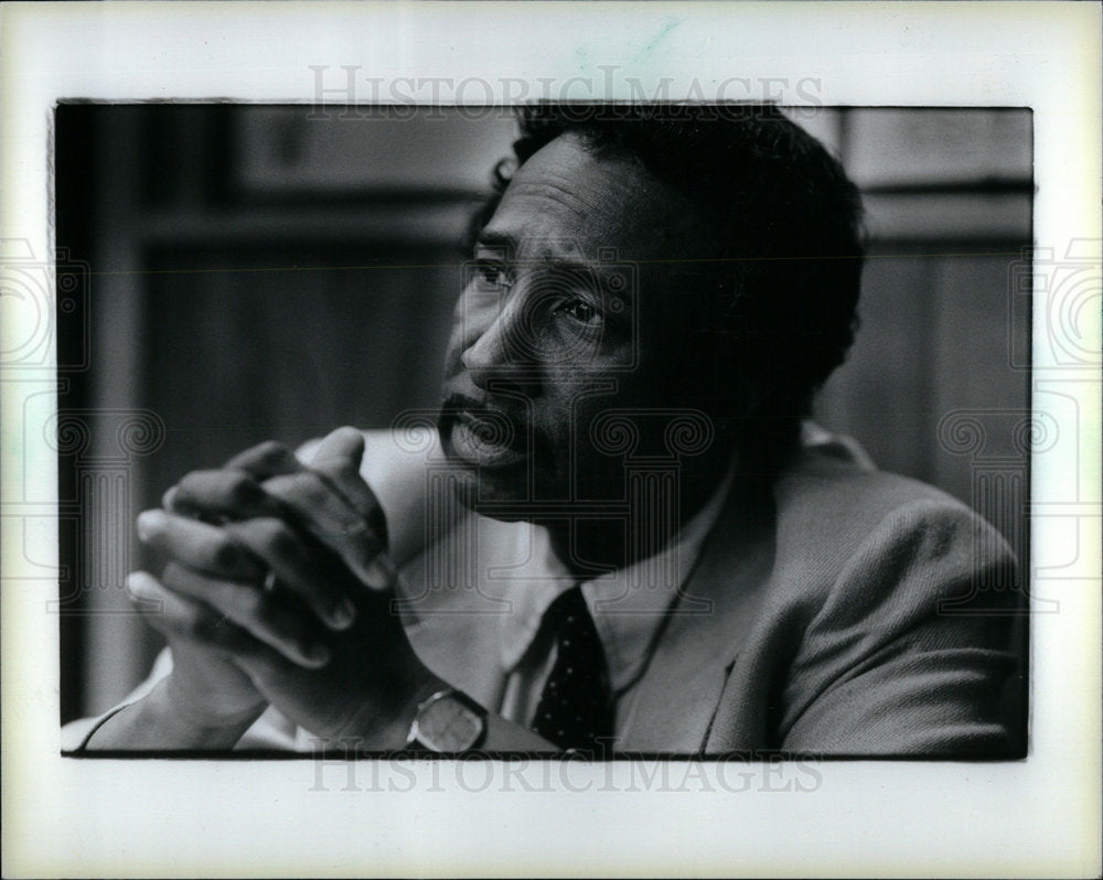 1986 Press Photo George White - DFPD70679- Historic Images