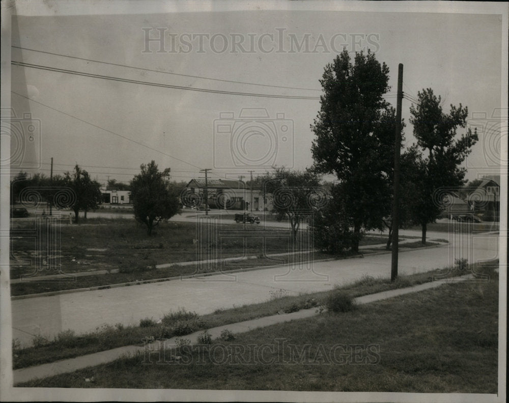 1938 Press Photo Lincoln Park new post office site- Historic Images