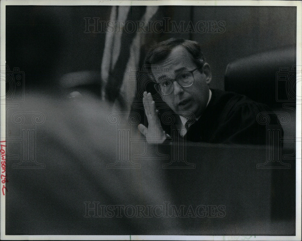 1991 Press Photo Michael Talbot Judge - DFPD73003- Historic Images