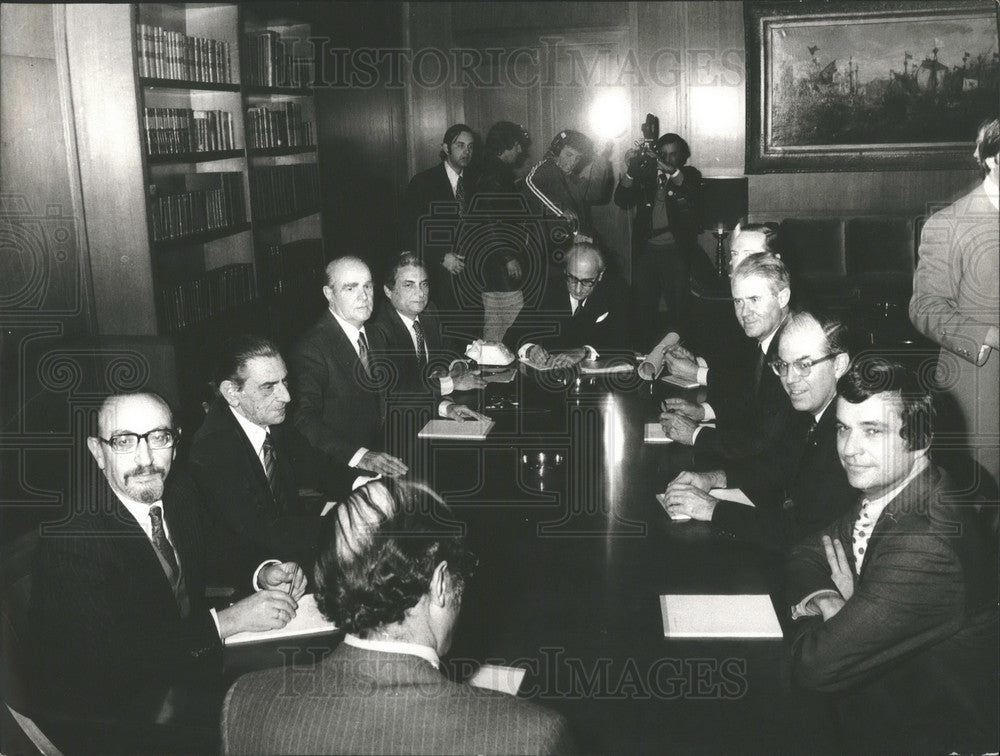 1978 Press Photo Cyrus Vance, Greek Premier Constantine Caramanlis- Historic Images