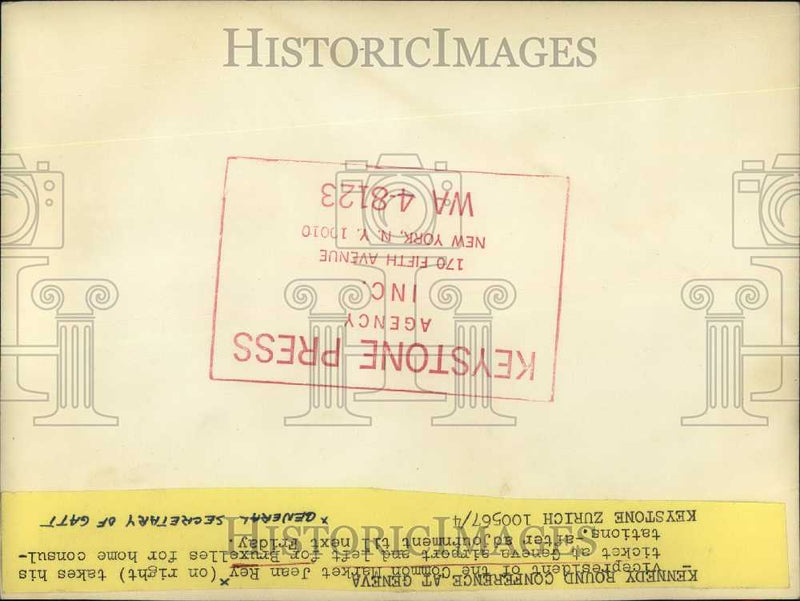Load image into Gallery viewer, 1967 Press Photo Vice President of Common Market Jean Rey
