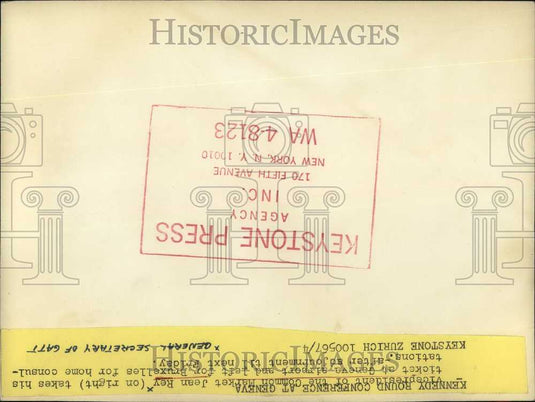 1967 Press Photo Vice President of Common Market Jean Rey