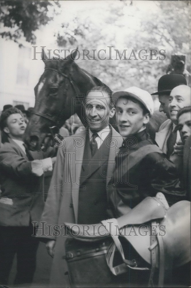 1956 Press Photo Quo Vadis wins the Grand Steeple Chase at Auteuil- Historic Images