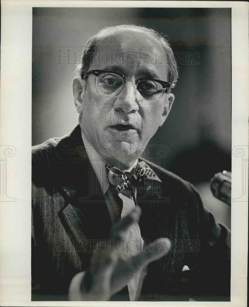1975 Press Photo Attorney General Edward Levi Senate Intelligence Committee