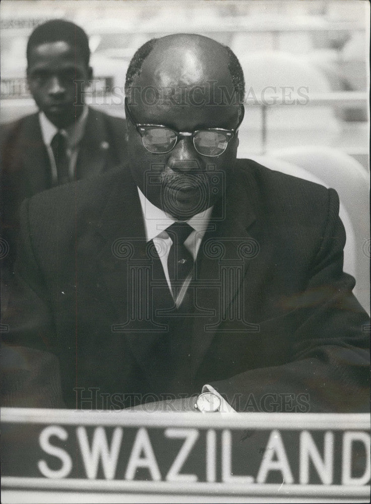 1970 Press Photo UN General Assembly Prince Makhosini Swaziland Prime Minister- Historic Images