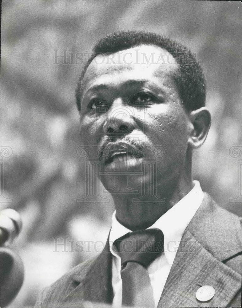 Press Photo Ethiopian Head Of State Colonel Mengistu Haile Mariam - KSB00235