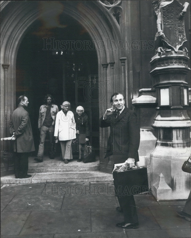 1975 Press Photo John Stonehouse, Labour MP for Walsall North - KSB00555- Historic Images