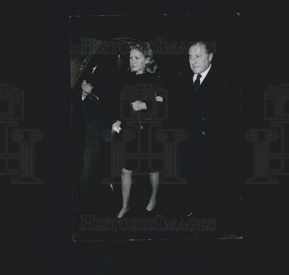 1973 Press Photo Tian Livanos Niarchos & Husband Stauros Niarchos - KSB01223