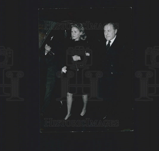 1973 Press Photo Tian Livanos Niarchos & Husband Stauros Niarchos - KSB01223