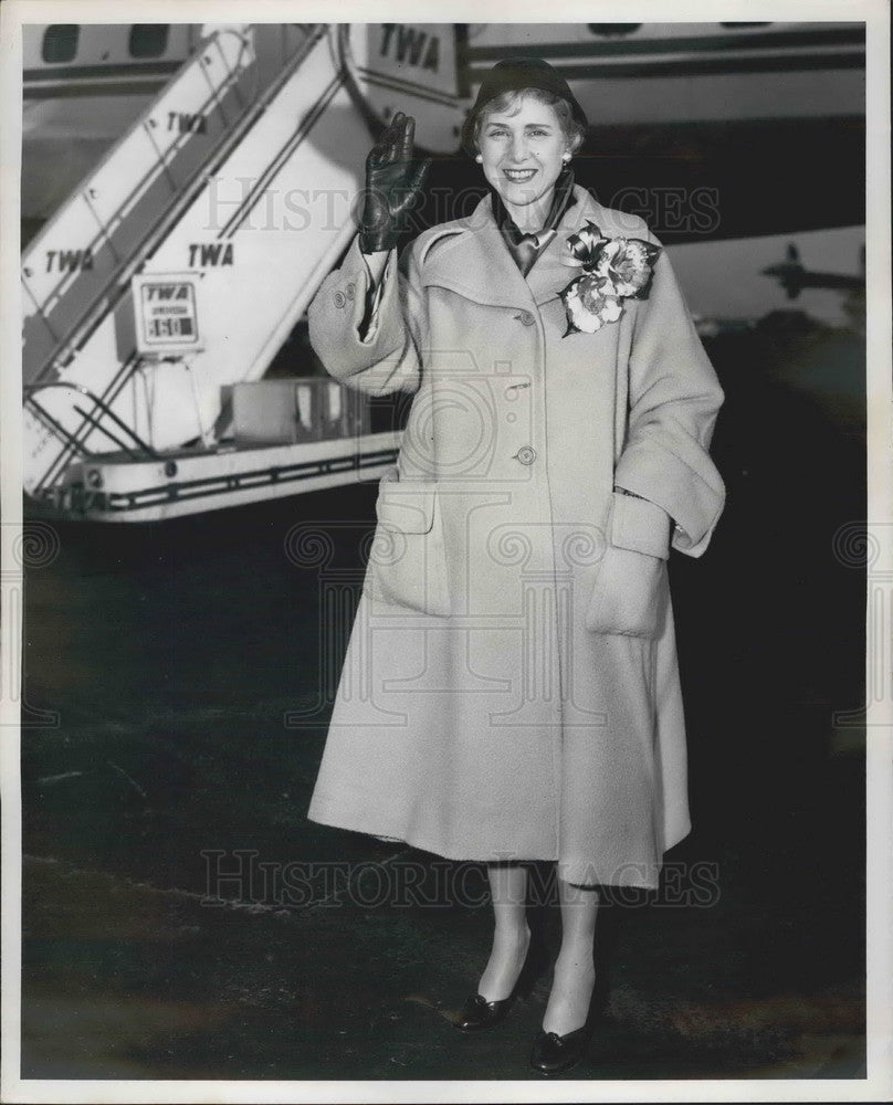 Press Photo US Amb to Italy Clare Booth Luce - KSB02657