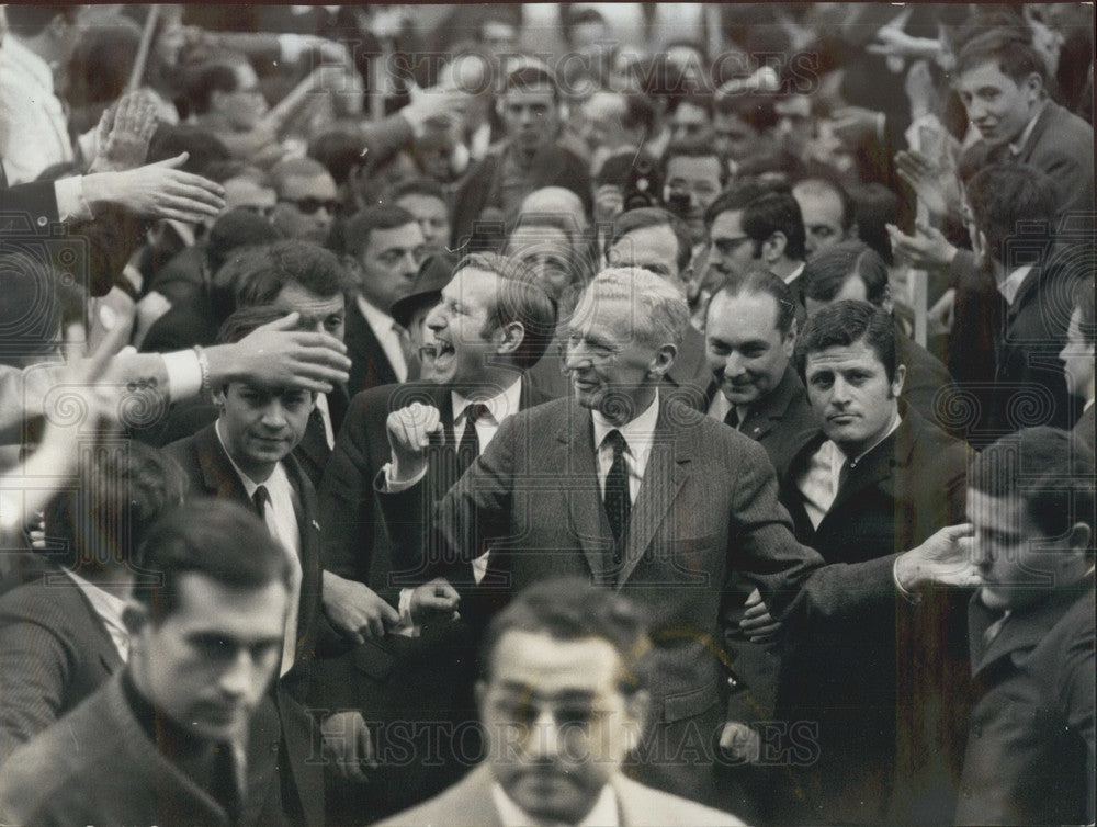 1969 Press Photo Couve De Murville, Acting Prime Minister - KSB03905