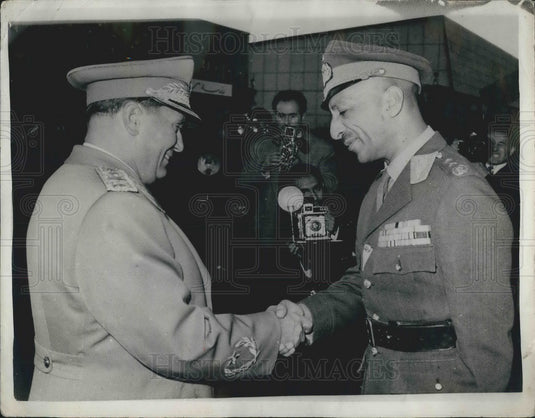 1960 Press Photo President Tito & King Mohammed Zahir Shah - KSB06253- Historic Images