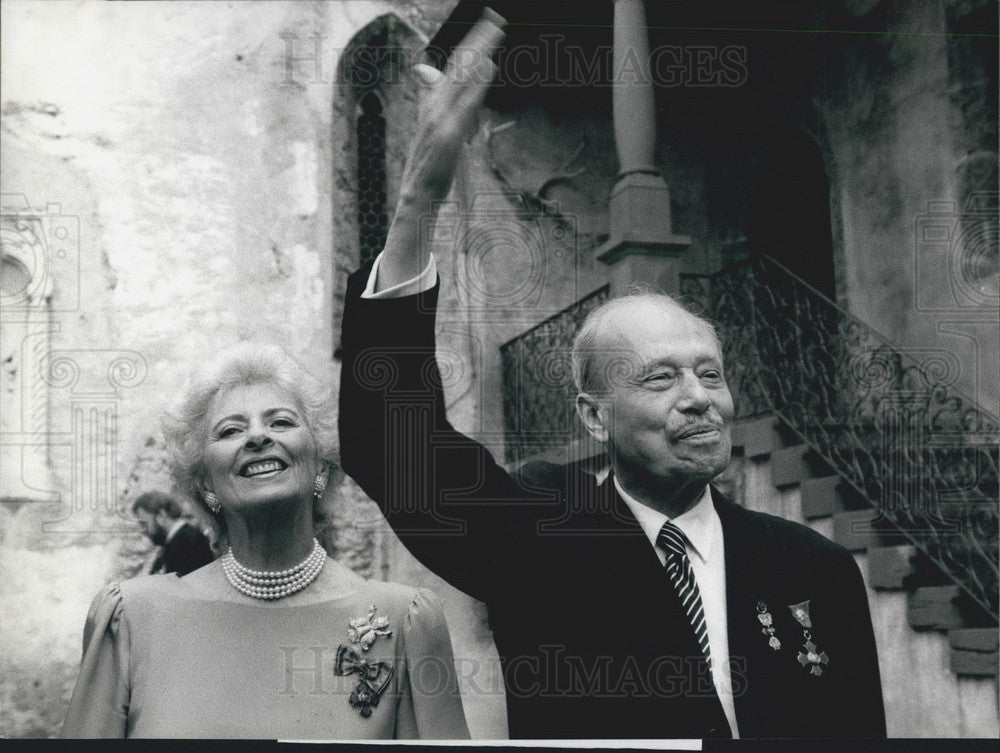 1988 Press Photo Lichtenstein Princess Franz Joseph Wife Princess Gina