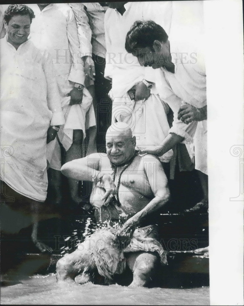 1979 Press Photo Raj Narain,President of the Janata Party - KSB07859- Historic Images