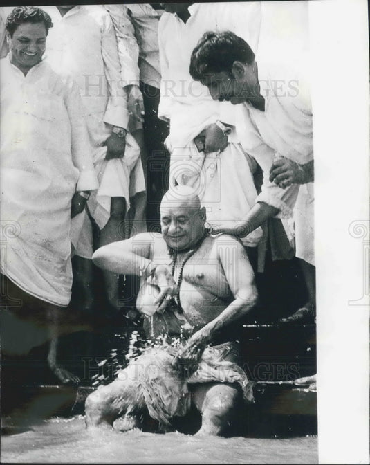 1979 Press Photo Raj Narain,President of the Janata Party - KSB07859- Historic Images