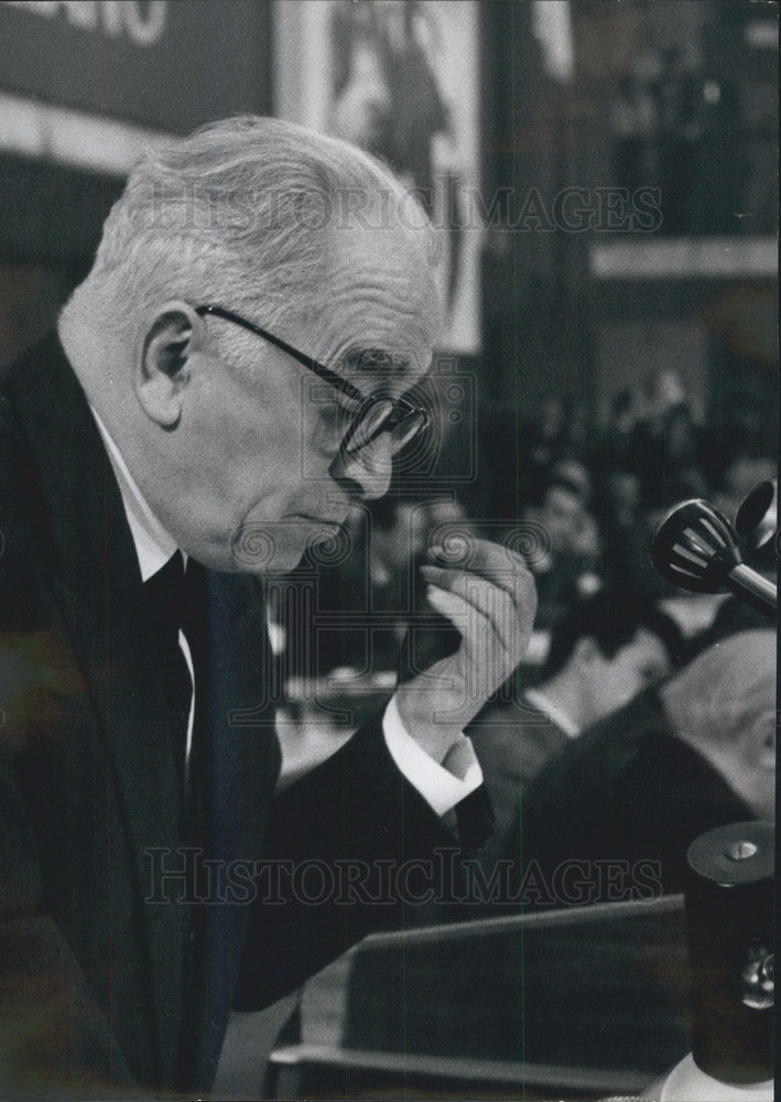 Press Photo PCI Secretary Luigi Longo - KSB07971- Historic Images
