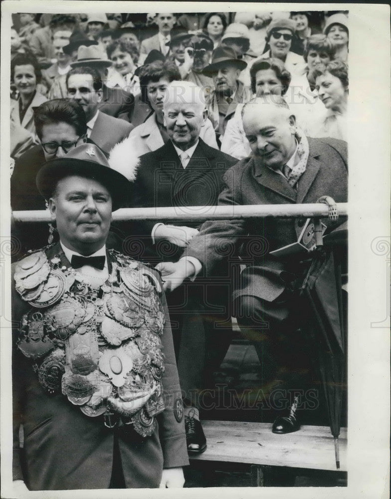 1961 Press Photo Intl Rifle meeting in Munich,Rudolph Meier - KSB08061- Historic Images