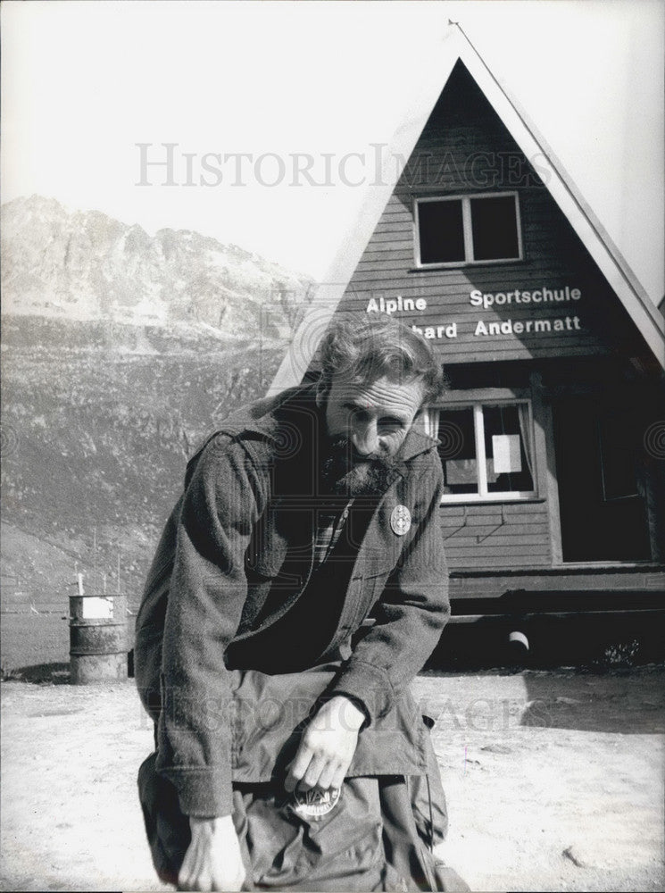 1976 Press Photo &quot;Wilderness Survival Training&quot; in Sweden with Mr. Martin Epp- Historic Images