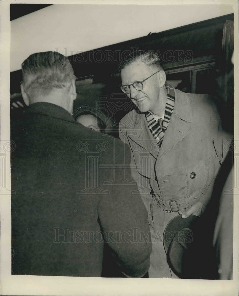 1955 Press Photo Charles Robert Swart South African Minister Justice Waterloo- Historic Images