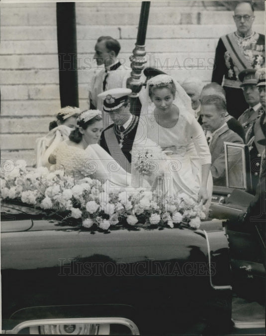 1959 Press Photo Prince Albert, Princess Paola - KSB10527