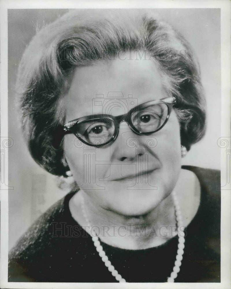 1967 Press Photo Kaete Strobel Federal Minister of Public Health - KSB11361