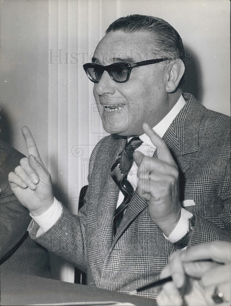 1963 Press Photo Italian Social Movement ,Hon. Arturo Micheline - KSB11481